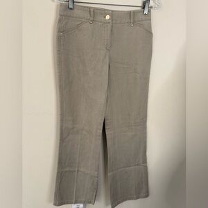 Elie Tahrai modern khaki chino pants straight leg zip button fly soft stretch 2